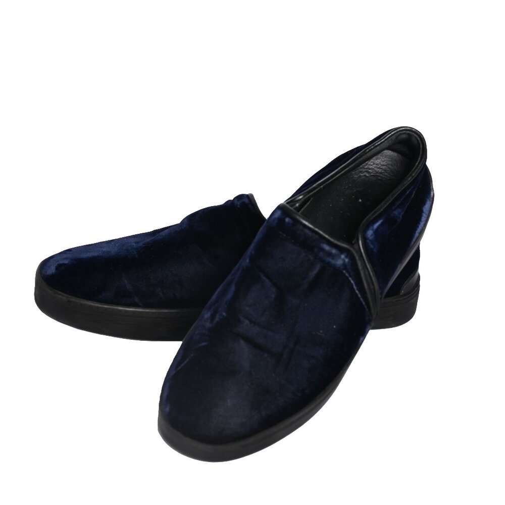 RAG & BONE Blue Velvet Trainers / Sneakers 
 Slip-On US 9 - Picture 5 of 5
